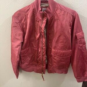 GAP Women's pink Bomber Jacket